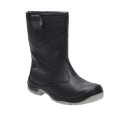 Casual Style Split Embossed Leather Safety Boots (HQ03037)